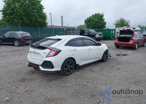 2017 Honda Civic Sport Touring z USA, uszkodzony, nr VIN SHHFK7H93HU215576